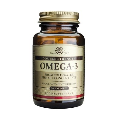 Omega-3 double strength - omega-3 eficienta dubla - 30gelule - solgar