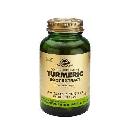 TURMERIC ROOT EXTRACT - radacina de curcuma - 60 veg cps - SOLGAR