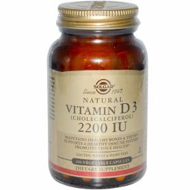 Vitamina D3 2200IU - 50 veg caps - SOLGAR