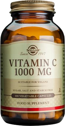 Vitamina c 1000mg 100 veg.caps - solgar