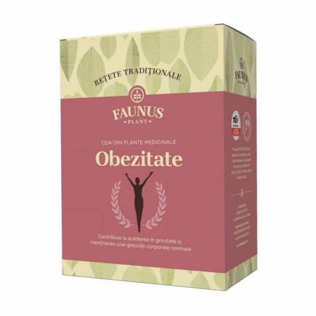 Ceai Retete Traditionale Obezitate, 180g - Faunus Plant