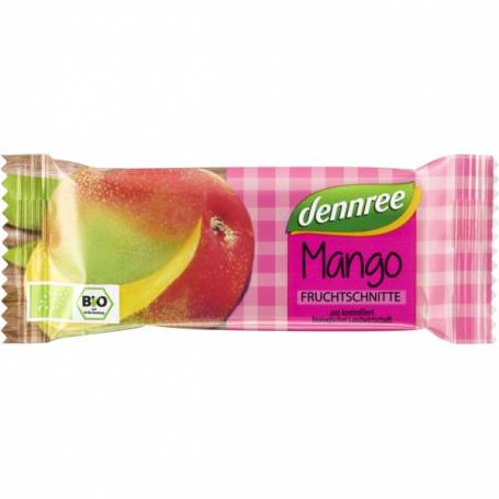 Baton de fructe cu mango, 40g - Dennree