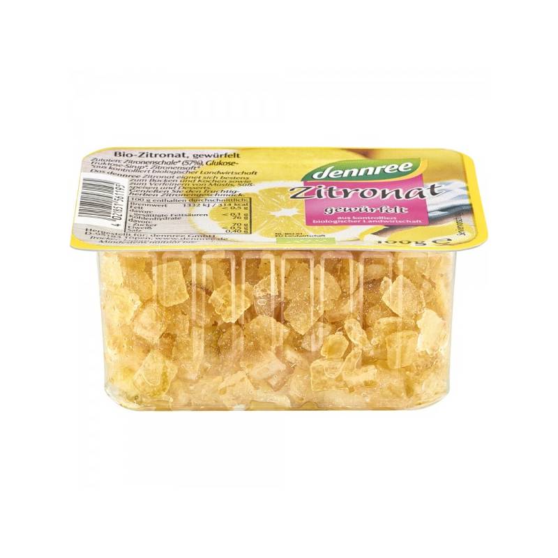 Coaja de lamaie confiata, eco-bio, 100g - Dennree