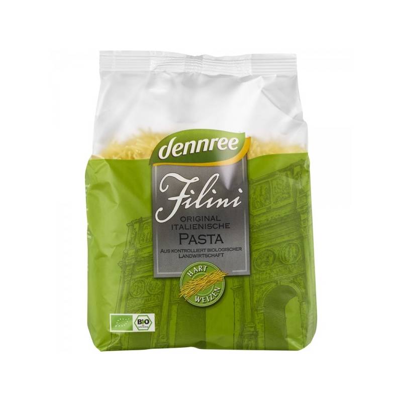Fidea pentru supa Filini din grau dur, eco-bio, 500g - Dennree