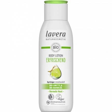Lotiune de corp răcoritoare cu lime si ulei de migdale, eco-bio, 200ml - Lavera