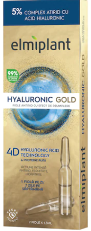 Hyaluronic gold fiole antirid 4d, 7fiole - elmiplant
