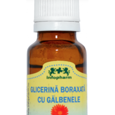 Glicerina boraxata cu galbenele, 20ml - Infopharm