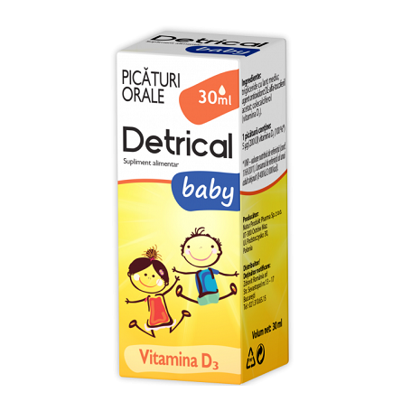 Detrical spray cu vitamina D 30ml - Zdrovit