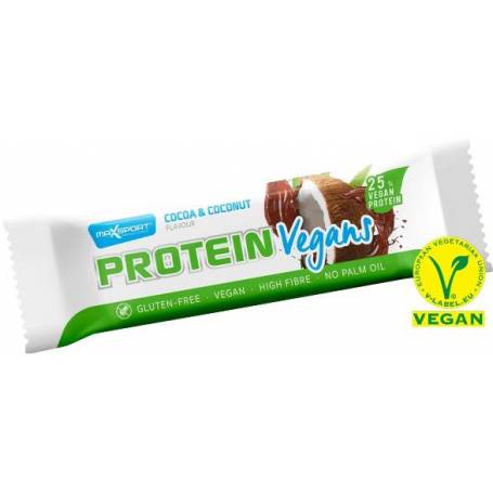 Baton proteic Vegans cu cacao si cocos, 40g - Max Sport