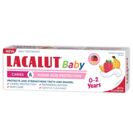 Pasta de dinti 0-2 ani Baby , 55ml - Lacalut