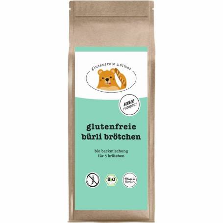 Mix pentru chifle Burli, fara gluten, eco-bio, 270 g - Glutenfreie Heimat