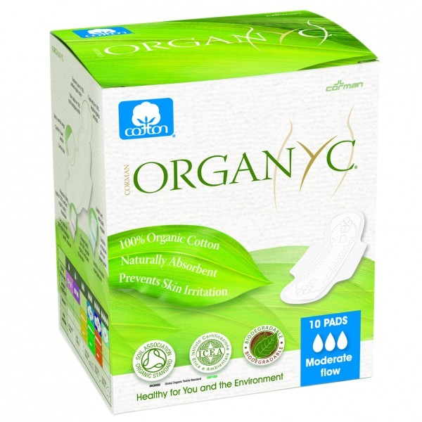Absorbante intime pentru zi - 10 buc - organice - corman organyc