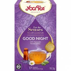 Ceai cu ulei esential, noapte buna, for the senses, eco-bio, 17pl - Yogi Tea