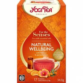 Ceai cu ulei esential, natural wellbeing, for the senses, eco-bio, 17pl - Yogi Tea