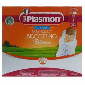 Biscuiti pentru biberon Primele Luni, +4 luni, 320 g, Plasmon