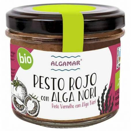 Pesto rosu cu alge nori, eco-bio, 100g - Algamar
