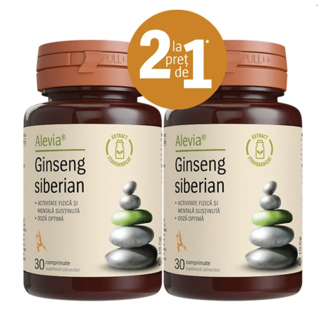 Ginseng Siberian, 30+30cpr - Alevia