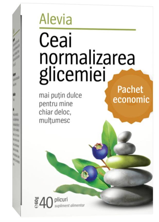 Ceai normalizarea glicemiei 40dz - Alevia