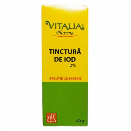 Tinctura De Iod 2% 40g - Vitalia Pharma