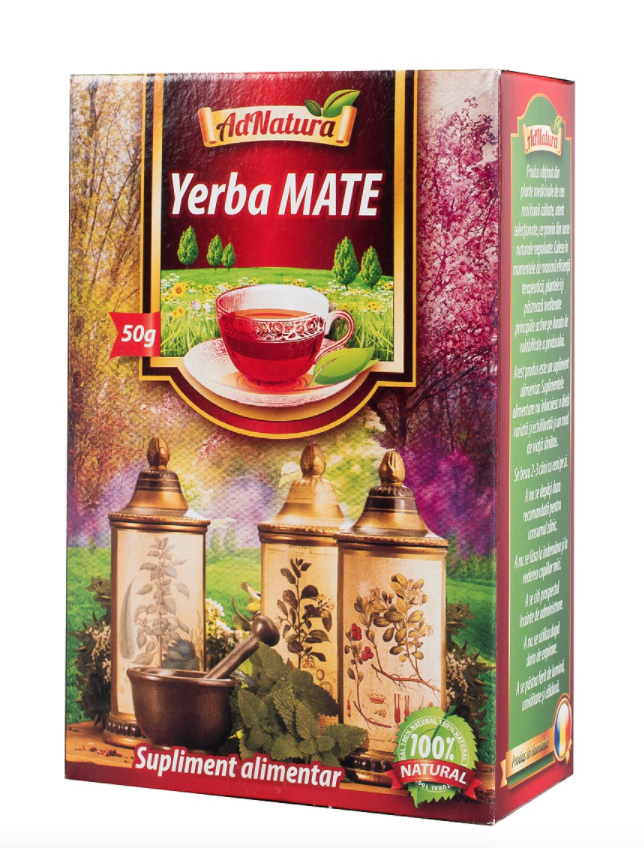 Ceai yerba mate, 50g - adnatura