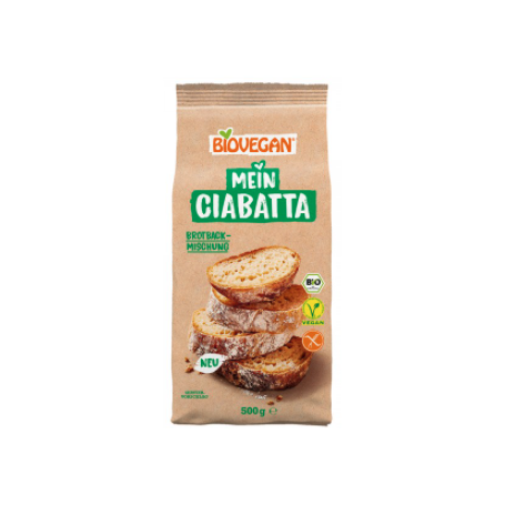 Mix de faina bio pentru ciabatta FARA GLUTEN, eco-bio, 500g - Biovegan