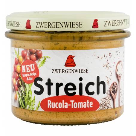 Pate vegetal bio cu ROSII SI RUCOLA 180g - Zwergenwiese