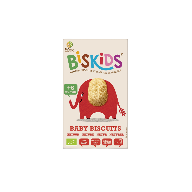 Biscuiti BISKIDS (De la 6 luni) eco-bio, 120g Belkorn