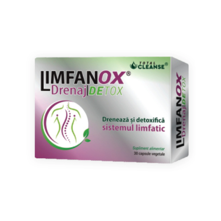 Limfanox Drenaj Detox Total Cleanse, 30cps - Cosmopharm