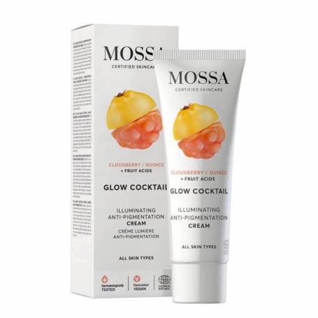 Crema iluminatoare anti-pigmentare, GLOW COCKTAIL, 50 ml, MOSSA