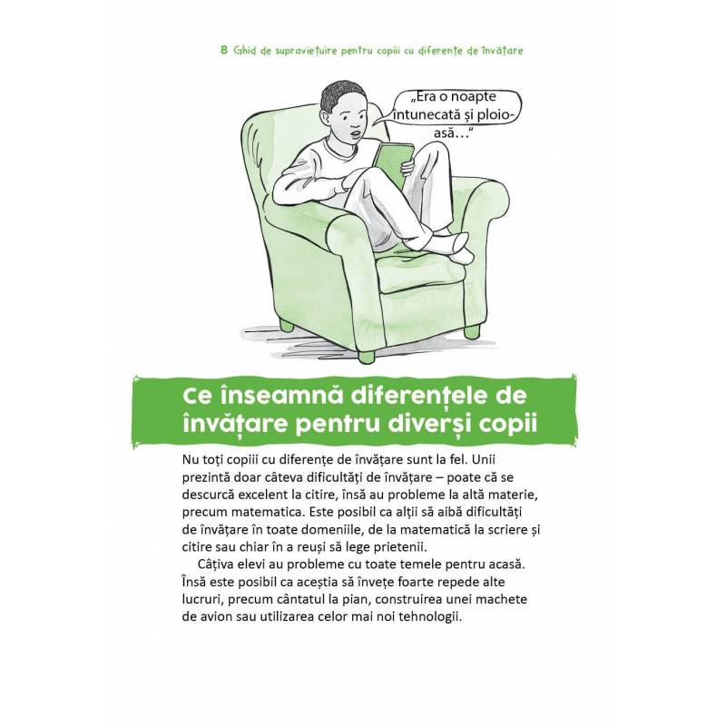 Ghid de supravietuire pentru copiii cu diferente de invatare -carte-