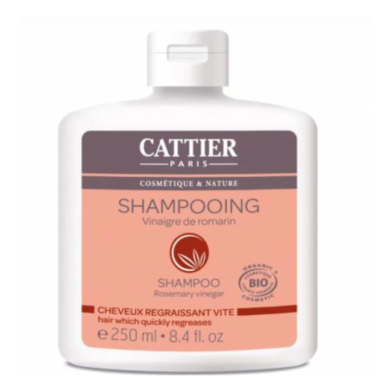 Sampon cu rozmarin pentru par gras, 250ml - Cattier