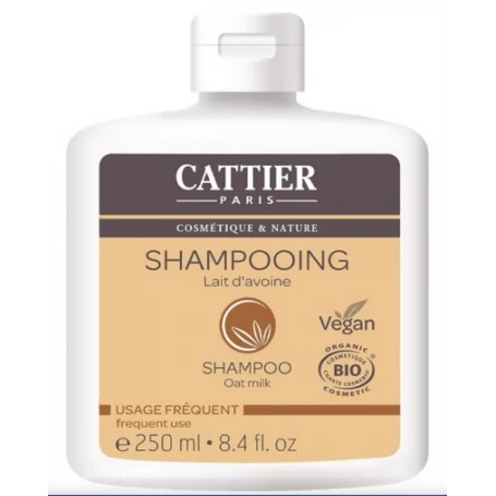 Sampon pentru uz zilnic cu lapte de ovaz, 250ml - Cattier
