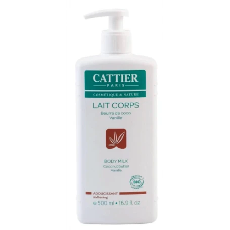 Lapte de corp hidratant cu vanilie si cocos, 500ml - Cattier