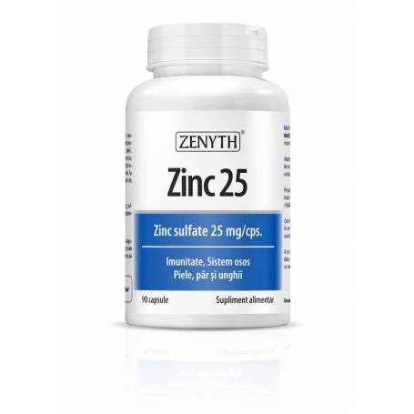 Zinc 25mg 90 capsule, ZENYTH PHARMACEUTICALS