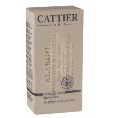 Sapun antiacneic cu argila verde Alargil, 150g - Cattier