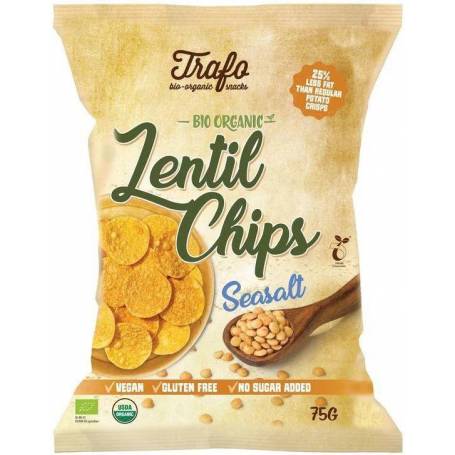 Chipsuri din linte cu sare de mare, 75g - Trafo