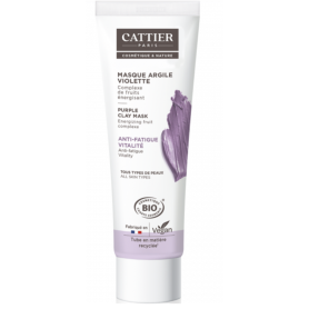 Masca revitalizanta si anti oboseala cu argila violet, 100ml - Cattier