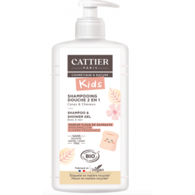 Smapon si gel de dus cu aroma de bezele pentru copii, 500ml - Cattier