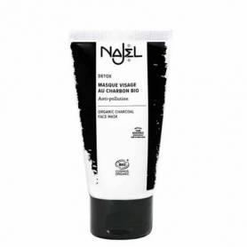 Masca de fata cu carbune vegetal, 75 ml, NAJEL