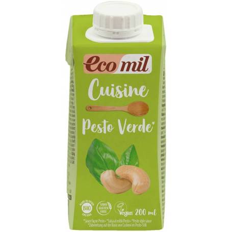 Pesto verde, eco-bio, 200ml - Ecomil Cuisine