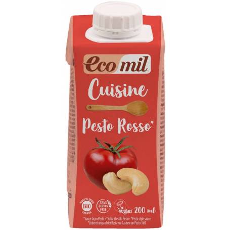 Pesto rosu, eco-bio, 200ml - Ecomil Cuisine