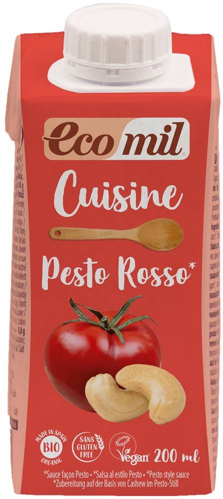 Pesto rosu, eco-bio, 200ml - ecomil cuisine
