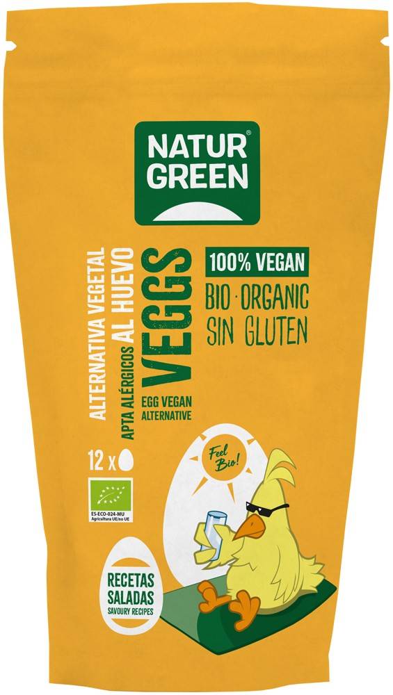 Ou vegan pentru retete sarate, eco-bio, 240g - natur green