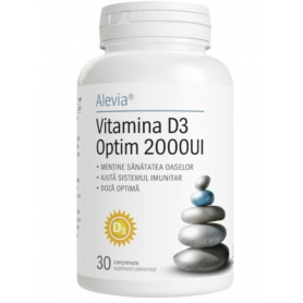 Vitamina D3 Optim 2000UI, 30cpr - Alevia