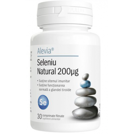 Seleniu natural 200mcg 30cps - Alevia