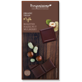 Ciocolata cu alune de padure si dude, eco-bio, 70g - Benjamissimo