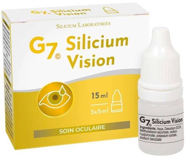 Silicium Espana Laboratories G7 siliciu vision, ingrijirea ochilor, 15ml - silicium