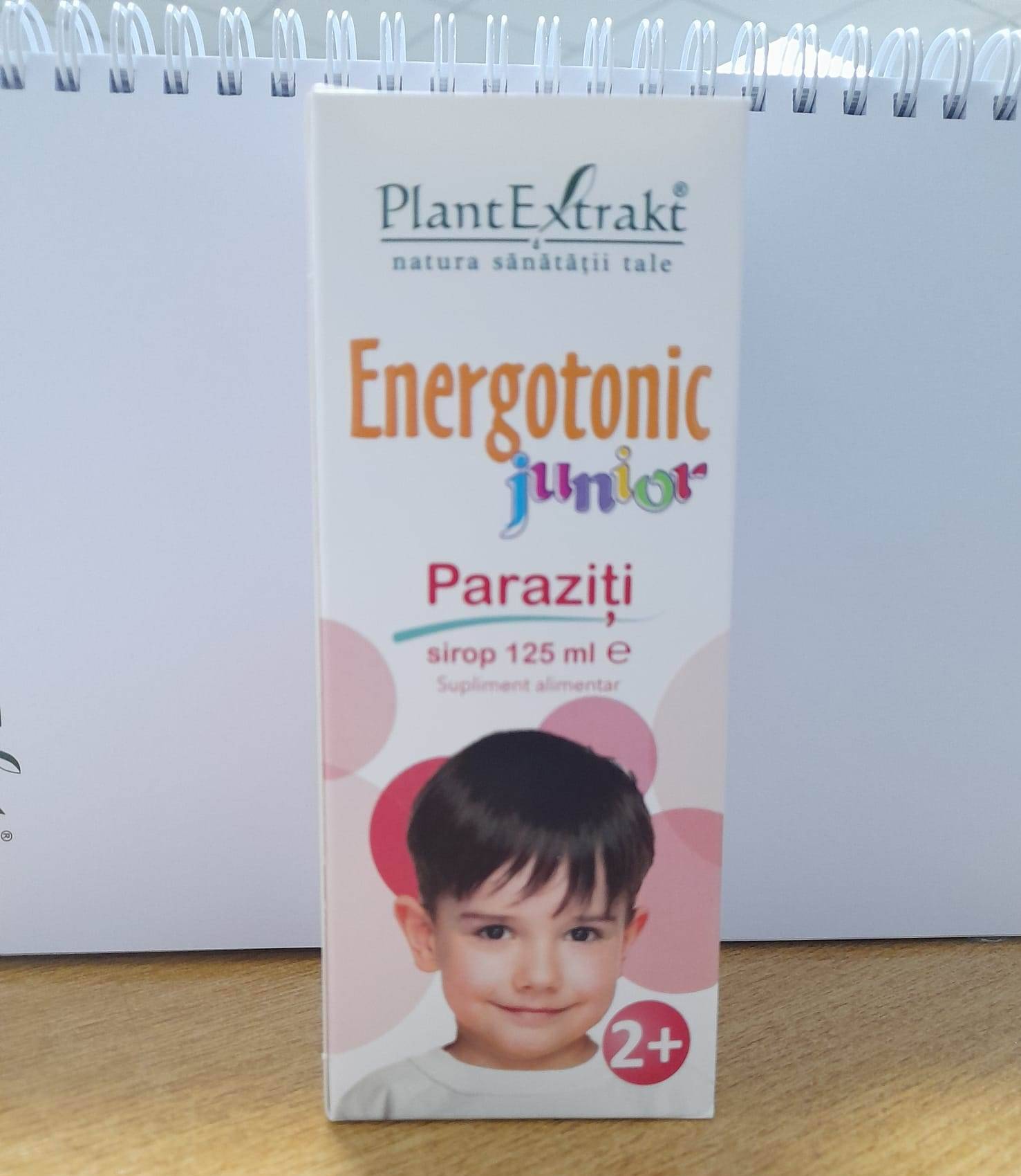 Energotonic junior - paraziti, sirop a 125ml, Plantextrakt