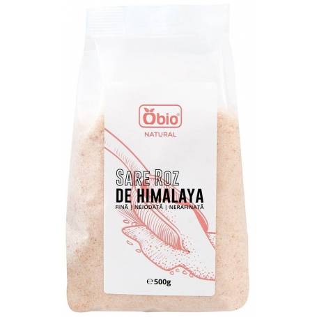 Sare roz de Himalaya fina, 500g - Obio