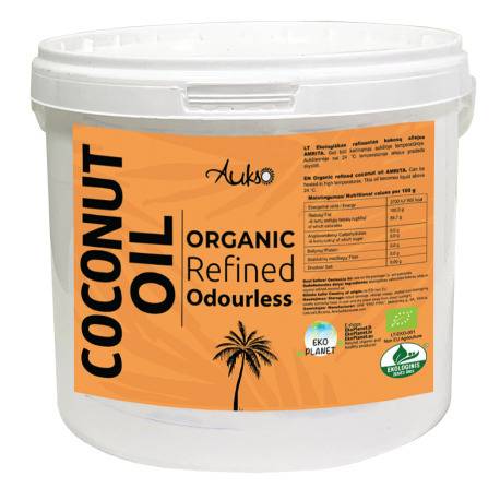 Ulei de cocos dezodorizat, eco-bio, 3litri - aukso